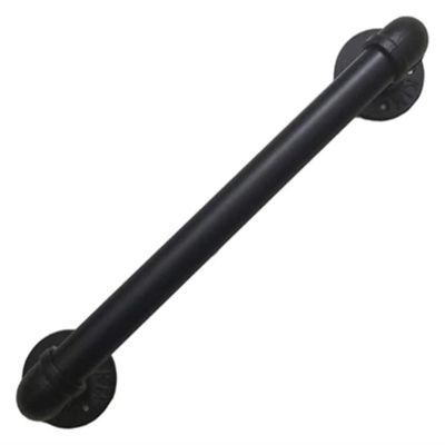 Grab Bar Grab Rail handrail Showers and Walls Black Stair Handrail Multifunction Metal Wrought Iron 80cm