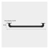 Grab Bar Grab Rail handrail Showers and Walls Black Stair Handrail Multifunction Metal Wrought Iron 80cm view 2