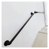 Grab Bar Grab Rail handrail Showers and Walls Black Stair Handrail Multifunction Metal Wrought Iron 80cm view 4