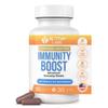Activa+ Labs Immunity Boost Immune Support Supplement with Vitamin C, Vitamin E, Selenium & Herbal Antioxidant Complex | Gut & Energy Balance | Non-GMO, Sugar-Free, Vegan | 60 Capsules 30 Days Supply view 1