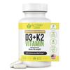 Activa Labs Vitamin D3 & K2 Vegan, Non-GMO Bone & Teeth Support Supplement Immune & Muscle Function Heart Health D3 K2 Vitamins for Men & Women, Gluten & Sugar Free60 Days Supply view 1