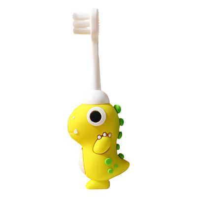 Kids Soft Toothbrush Cute Dinosaur Kids Toothbrush Extra Soft Bristles