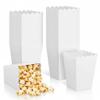 40 Pack White Mini Popcorn Boxes, 3 x 4.2 x 2.2 in Cardboard Snack Containers, Scalloped Treat Boxes for Party Supplies, Movie Night, Carnival, Wedding, Baby Shower view 1