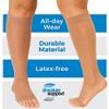 ABSOLUTE SUPPORT Made in USA Travel Compression Socks for Women 20-30 mmHg Graduated Knee High Open Toe, Beige, Small view 4
