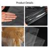 100 Pack Clear Polypropylene Bread Bags For Bakery, Handmade Loaves, Buns & Pastries Food Safe, Extra,Transparent With 100 Gold Twist Ties(Size:47in10.217.8cm) view 2