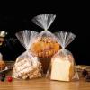 100 Pack Clear Polypropylene Bread Bags For Bakery, Handmade Loaves, Buns & Pastries Food Safe, Extra,Transparent With 100 Gold Twist Ties(Size:47in10.217.8cm) view 4