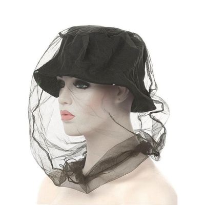 Mosquito Head Net - Fine Bug Net for Maximum Head Protection Lightweight, Breathable Insect Shield for Camping, Hiking and Outdoor Adventures(Military Green)