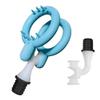 1.22-inch Inner Diameter Massage Gun Attachments, L-Shaped Design Meet Different Needs for Two Rings Plug Deep Tissue Percussion Plug and Play Salon Home Tools for Men Interface size: 15-16 mm view 1