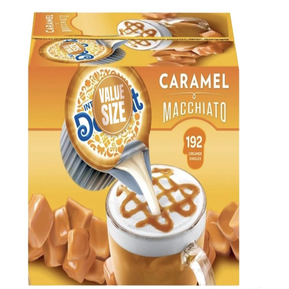 Coffee Creamer Delight Caramel Macchiato Creamer Singles, 192 Count