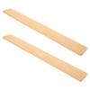 NIYANGLE 2pcs Doorways Ramp: Heavy Duty Door Ramp for Wheelchairs - Wooden Doorway Slope Pad for Home Steps - Mobility Scooters Entry Wedge Pad view 1