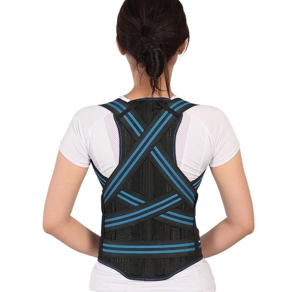 Adjustable Trainer for Men and Women - Breathable Back rt with Clavicle and Lumbar Correction