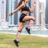 Christmas Prints Printing Compression Socks 15-20mmhg Supports Legs. For Office Workers,Socks For Sports,Support Socks view 2