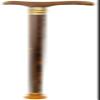 Golden Sandal Walking Cane for Seniors, Solid Crutch, Ergonomic Handle, 250 lbs view 1