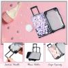 VioraWhite 32 Pcs Mini Suitcase Storage Box with Plush Ball Keychains Plastic Empty Candy Luggage Packaging Storage Containers Gift Boxes 7.48" x 3.15" Suitcase for Travel Party Favors (White) view 3