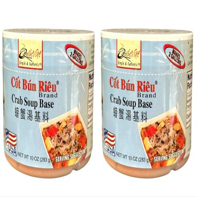 2 Packs - Crab Soup Base - Cot Bun Rieu - 10 Oz per Jar with 2 Jars per Order - Product of USA