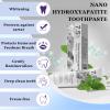 7.5% Nano Hydroxyapatite Toothpaste Helps Tooth Enamel Protection, Fluoride Free Toothpaste for Sensitive Teeth, Gentle and Effective Formula, Deep Cleaning, Fresh Mint Flavor (4.23 oz, 2Pcs) view 2