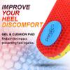 Gel Work Boot Insoles Superior Shock Absorption Anti-Fatigue & All-Day Energy and Comfort Inserts Low to Medium Arch Support Insoles for Men Women with Odor Control Red (Men13-13.5/Women15-15.5) view 3