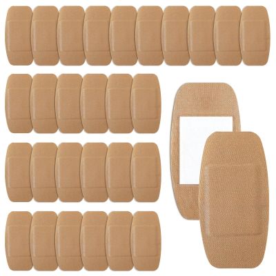 30 Pcs Extra Large Adhesive Bandages 6" x 3", Large Adhesive Bandage with Non-Stick Pads, Breathable Fabric Large Bandages for Wound Care, Latex-Free, Individually Wrapped (6 * 3in)