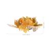 ABOOFAN 4pcs Floral Candle Rings: Maple Leaf Wreaths for Dining Table Centerpiece - Artificial Fall Candle Rings for Thanksgiving & Autumn Decorations view 2