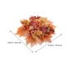 Ciieeo 2pcs Fall Candle Wreaths with Artificial Maple Leaves Autumn Harvest Candle Rings for Pillars Thanksgiving Table Centerpieces Seasonal Home Decor view 2