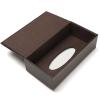 Portable Leather Rectangular Tissue Cover Box Holders Case Pumping Paper Hotel Home Car view 3