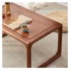 SABALON Floor Table Bay Window Table, Tatami Mat Small Coffee, Sitting on The Floor Sill Tea, Chinese Style Low Laptop Sitting Desk(A,65 * 40 * 32cm) view 3
