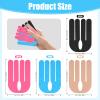 12 Pcs Precut Kinesiology Tape for Wrist, No Cutting Required & Tool-Free Application, Breathable Elastic Athletic Support for Golf, Basketball & Gym, Medical-Grade Adhesive, Residue-Free view 2