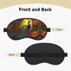 WZYCWB Peacock Flowers Printed Sleeping Eye mask, Full Coverage, relieves Eye Fatigue view 2