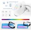 tenuopticss Oversized Reading Glasses for Men - 4 pack Classic Square Large TR Frame Readers with Spring Hinge+3.50 view 4