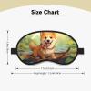 WZYCWB Funny Shiba Inu Printed Sleeping Eye mask, Full Coverage, relieves Eye Fatigue view 4