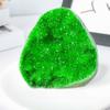 CrystalHola Natural Green Geode Cluster (0.66-0.88lb, 5-10cm) Authentic Healing Crystal for Home Office, Spiritual Decor, Crystal Grid & Feng Shui view 3