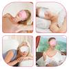 2 Pcs Soft Eyeshade Cover with Elastic Strap, Faux Fur Adjustable Sleeping Mask, Comfortable Furry Nap Night Sleeping Masks for Valentine's Day Gifts, Women, Men view 2