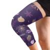 HXshaoye Violet Dorado Snowflake Purple knee support brace (2 pack) Support for All Sports knee guards for men for Gym, Scooter, Climbing, rodilleras de trabajo para mujer view 2
