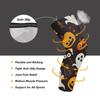 HXshaoye Cartoon Cute Halloween knee support brace (A pair) Flexible and Wicking sports knee pads for Yoga, Gym, Basketball, rodilleras para trabajo view 3