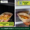 Dtocs Premium Disposable Meal Prep Containers with Lids (Pack of 50), 500 mL (17oz) | Heavy Duty Bamboo Fiber To Go Food Containers Leak Resistant, Microwave & Freezer Safe view 4