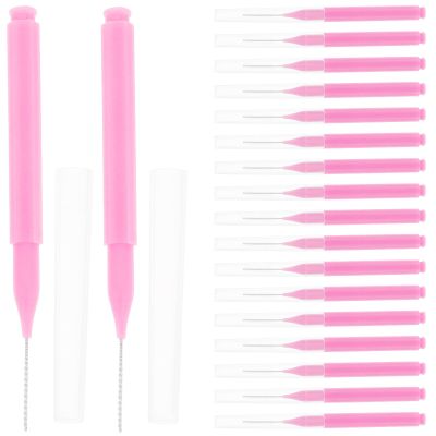 ABOOFAN 100pcs Interdental Brushes: Oral Care Brushes for Plaque Removal & Gum Health - Soft Bristled Dental Picks for Braces & Dental Devices