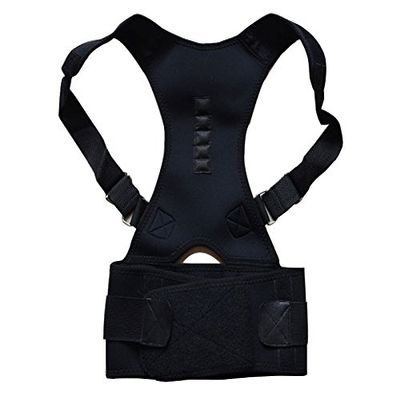 Corrector for Men - Magnetic Therapy Back rt Brace with Adjustable Lumbar Belt