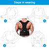 Corrector for Men - Magnetic Therapy Back rt Brace with Adjustable Lumbar Belt view 3