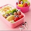 10Pcs Cartoon Eye Fruit Fork Toothpick Tableware Lunch Box Decor Sets With Holder view 3