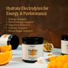 Ameo Life Hydrate Electrolyte Powder Clean, No Sugar, Mineral-Rich Hydration Blend for Energy, Performance & Recovery - 30-Servings Passion Mango Orange view 2
