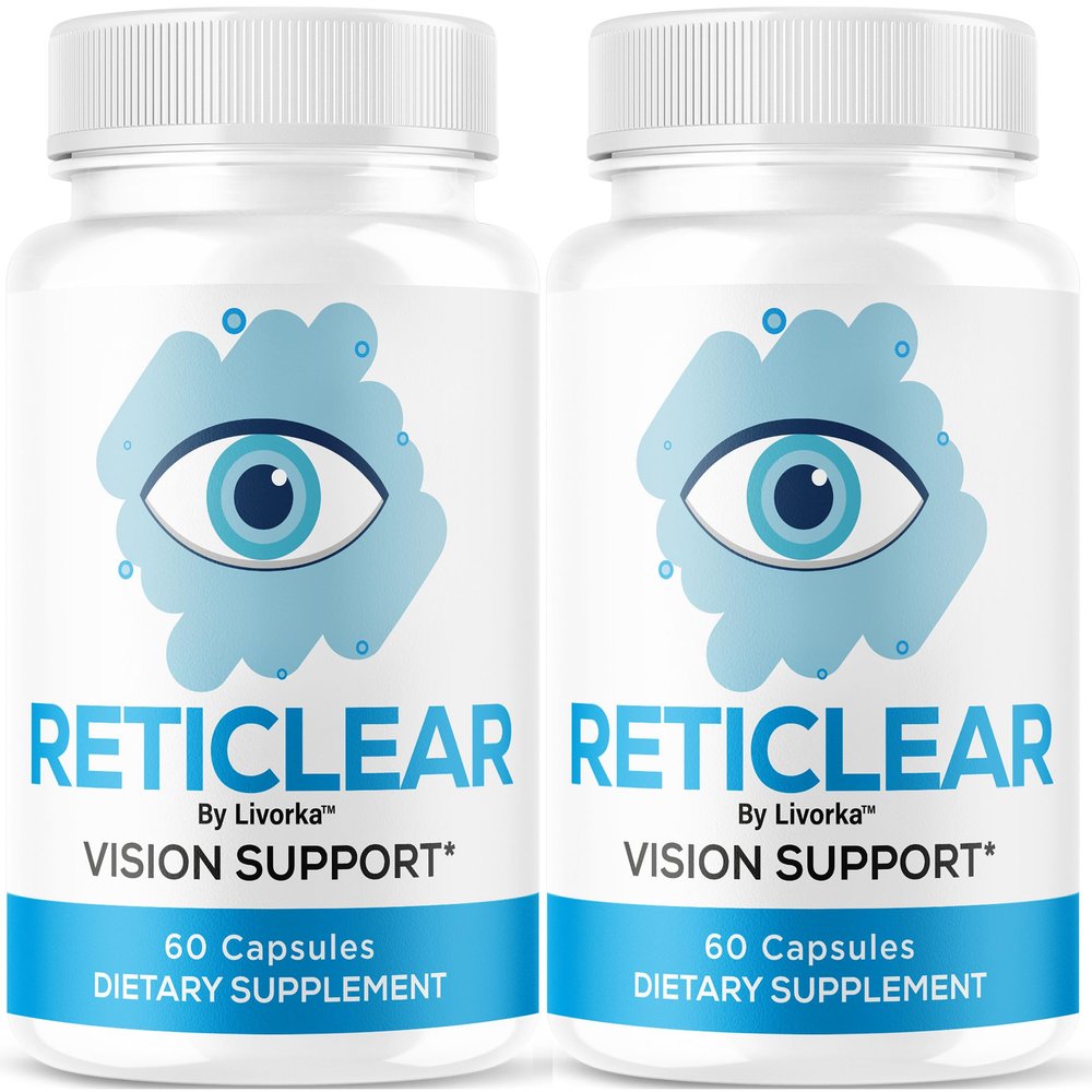 (2 Pack) RetiClear Capsules - Official Eye Health Support Pills, All Natural RetiClear Advanced Supplement Vitamins for Overall Wellness & Support Health Reviews, 180 Capsules for 2 Months