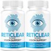 (2 Pack) RetiClear Capsules - Official Eye Health Support Pills, All Natural RetiClear Advanced Supplement Vitamins for Overall Wellness & Support Health Reviews, 180 Capsules for 2 Months view 1
