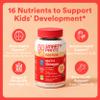 SmartyPants Kids Multivitamin Gummies with Omega 3 DHA/EPA, Vitamins D3, C, B12, B6, A, K, and Zinc, Gluten Free, Clean Label, Cherry Berry Flavor, 60 Gummies (30 Day Supply) view 3