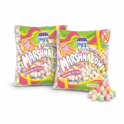 Only Kosher Candy Mini Multi Colored Marshmallows 8 oz (2 Pack) | Soft & Fluffy Marshmallows for Hot Chocolate, Baking, Smores & Treats
