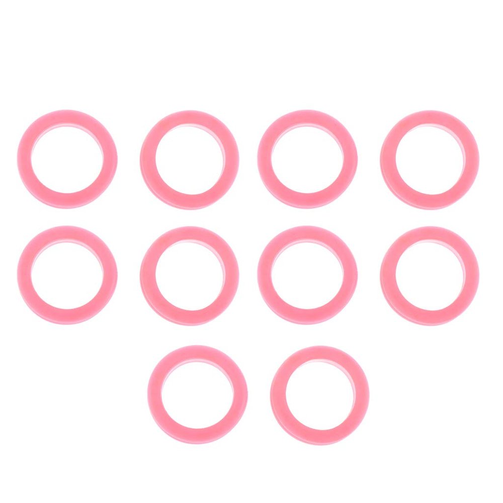 10 Packs Silicone Thumb Ring Finger Insert Grips Set for Grooming Scissors - Comfort Inserts