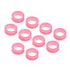 10 Packs Silicone Thumb Ring Finger Insert Grips Set for Grooming Scissors - Comfort Inserts view 2