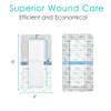14 Pcs Waterproof C Section Shower Wound Protector 4"x6" Tummy Tuck Scar Incision Abdominal Bandage Hysterectomy Recovery Must Haves Post Surgery Dressing Cover view 4