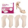 High Heel Cushion Inserts for Women - (4 Pairs) Bukihome 3/4 Invisible Insoles Prevent Feet from Sliding Forward - Shock & Sweat Absorption - Comfort Shoe Pads for High Heels Sandals Flats,Size L view 1
