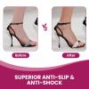 High Heel Cushion Inserts for Women - (4 Pairs) Bukihome 3/4 Invisible Insoles Prevent Feet from Sliding Forward - Shock & Sweat Absorption - Comfort Shoe Pads for High Heels Sandals Flats,Size L view 4