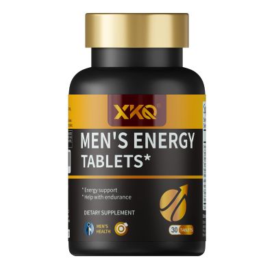 XKQ Vitality Supplement Daily Energy & Performance Formula for Adult Men | Supports Circulation, Stamina & Confidence | Herbal & Amino Blend | 30 Tablets | 3rd Party Tested
